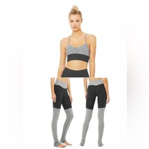 Alo Yoga High-Waist Alosoft Goddess matching set